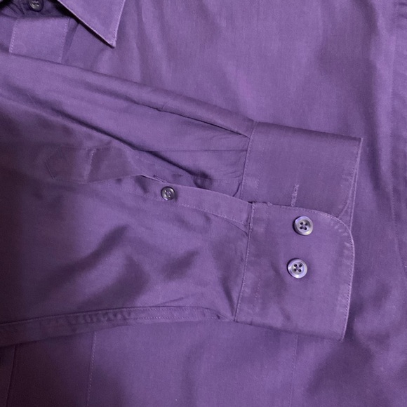 Marquise Men's Purple Dress Shirt - Picture 3 of 3